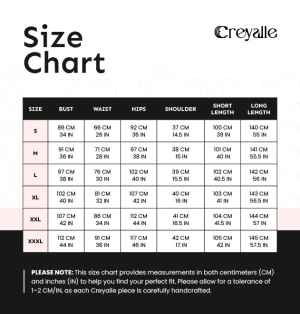 Creyalle Size Chart Stripe Sunshine Dress