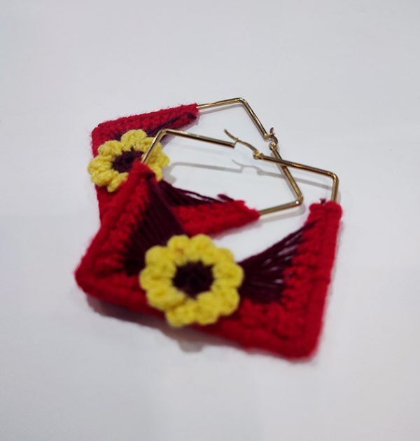 Flora Hoops Earrings