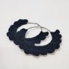 Lace Hoops Earrings