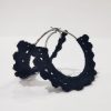 Lace Hoops Earrings