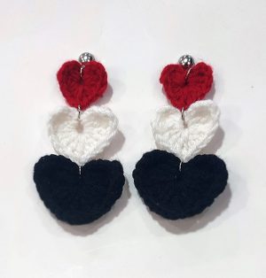 TwinHeart Trio Earrings